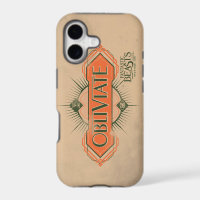 Orange Art Deco Obliviate Spell Graphic