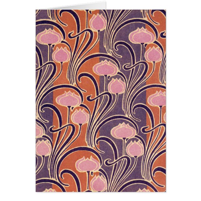 Orange Art Deco Pattern (Front)