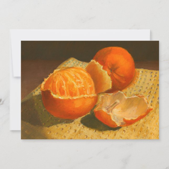 Orange Art Invitation (Front)