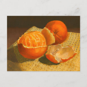 Orange Art Postcard