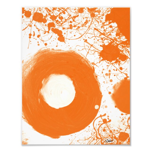 Orange Art Print (Front)