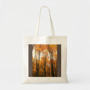 Orange Autumn Forest Tote Bag