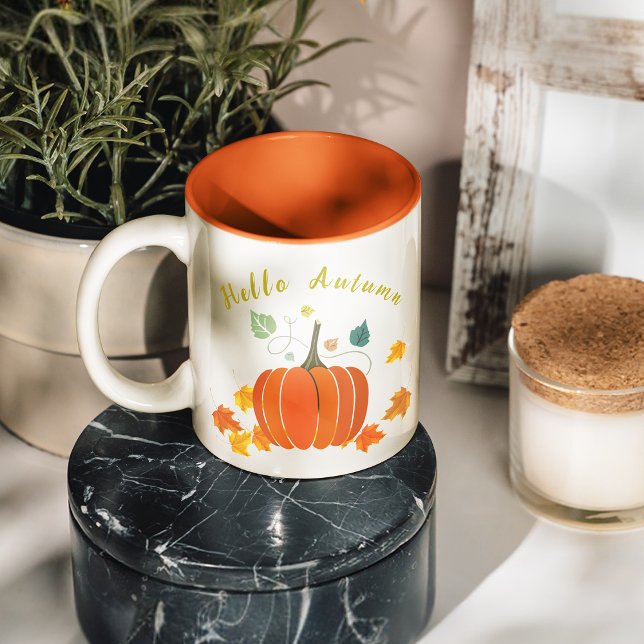 Orange autumn pumpkini Coffee Mug (Creator Uploaded)