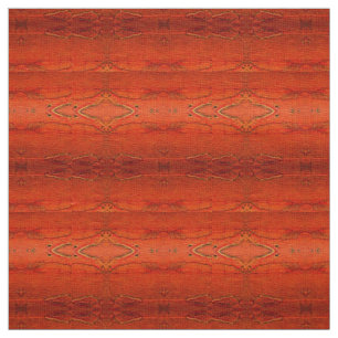 Orange Aztec Pattern Fabric
