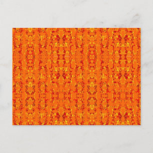 Orange Aztek Postcard