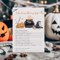 Orange Baby is Brewing Who knows Mummy Best Game