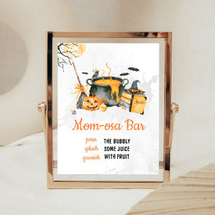 Orange Baby is Brewing Witch Mum Osa Bar Sign