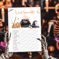 Orange Baby is Brewing Word Scramble Game