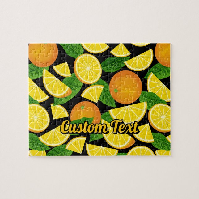 Orange Background Jigsaw Puzzle (Horizontal)