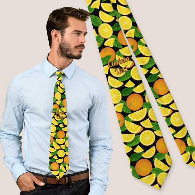 Orange Background Tie (Creator Uploaded)