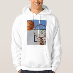 Orange Basketball About To Score Points, Hoodie