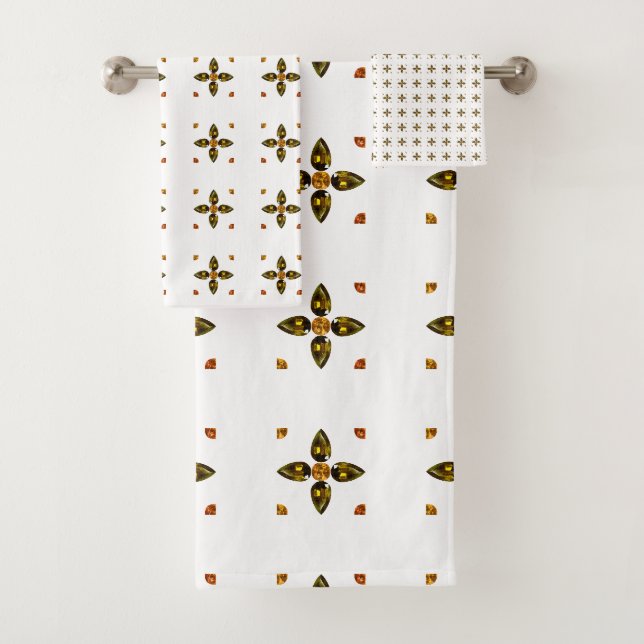 Orange Bath Towel Set (Insitu)