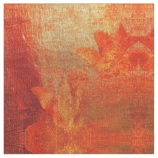 Orange Batik Fabric