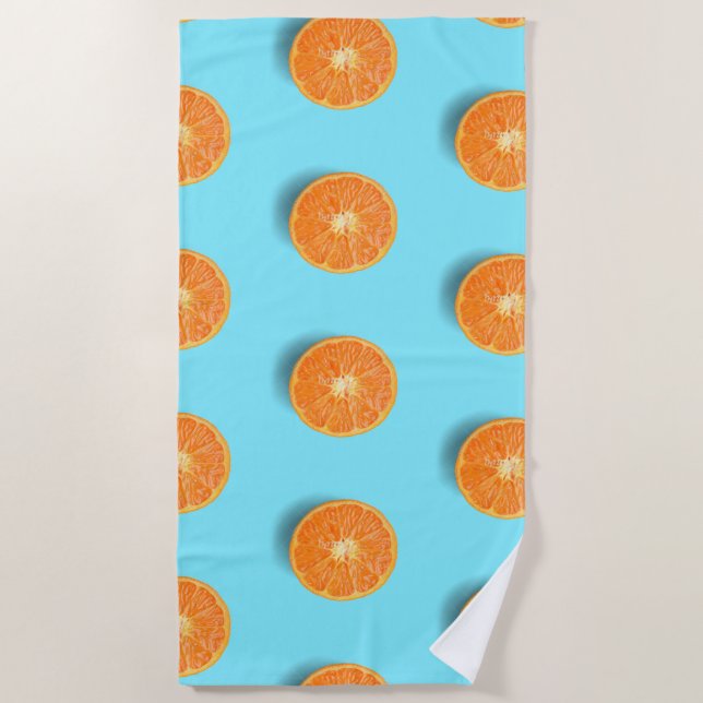 Orange Beach Towel (Front)
