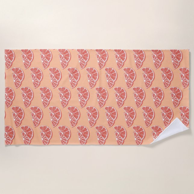 Orange Beach Towel (Front)