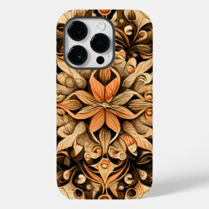 Orange Beige Brown Decoration aesthetic Background Case-Mate iPhone 14 Pro Case