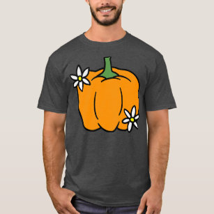 Orange Bell Pepper with Blossoms T-Shirt