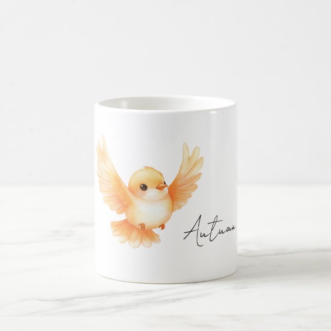 Orange Bird Coffee Mug (Center)