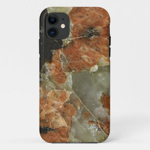 Orange, Black, and Clear Quartz Case-Mate iPhone Case