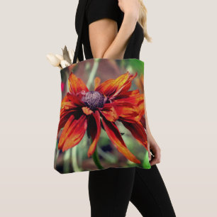 Orange Black Eyed Susan Flower Close Up Tote Bag