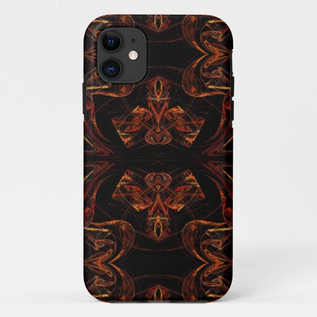 Orange & Black  iPhone 5 Custom Case-Mate ID Case (Back)