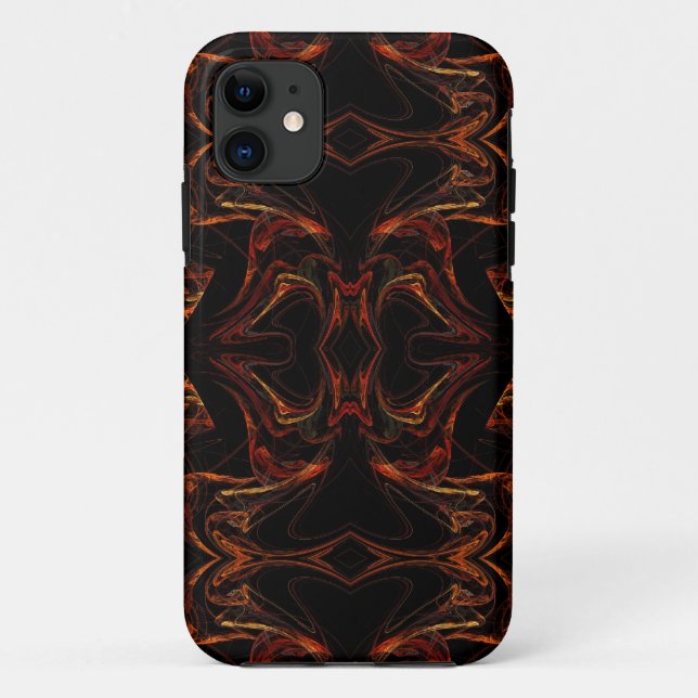 Orange & Black  iPhone 5 Custom Case-Mate ID Case (Back)