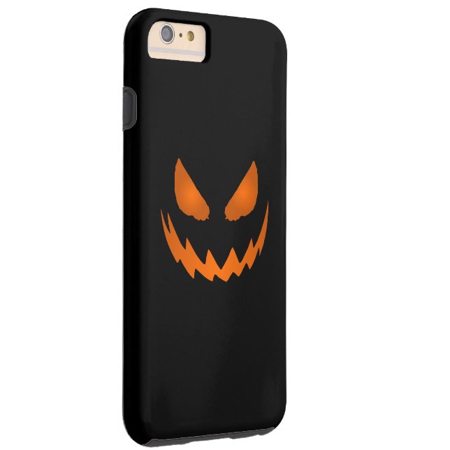 Orange & Black Jack-O-Lantern Halloween Case-Mate iPhone Case (Back/Right)