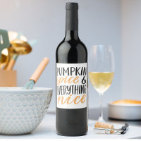 Orange & Black Pumpkin Spice Thanksgiving Quote