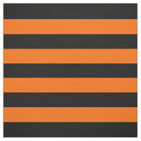 Orange/Black Stripes Fabric