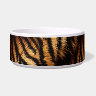 Orange Black Tiger Stripes Animal Print