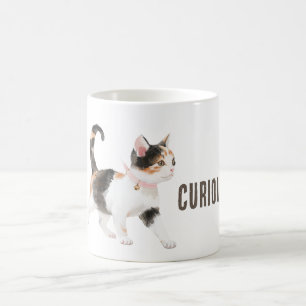 Orange Black White Cat Coffee Mug