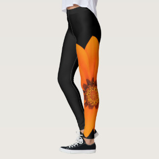 ORANGE BLOOM LEGGINGS