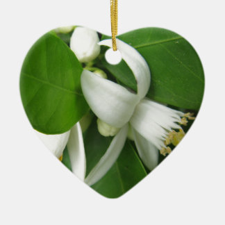 Orange Blossom Ceramic Tree Decoration