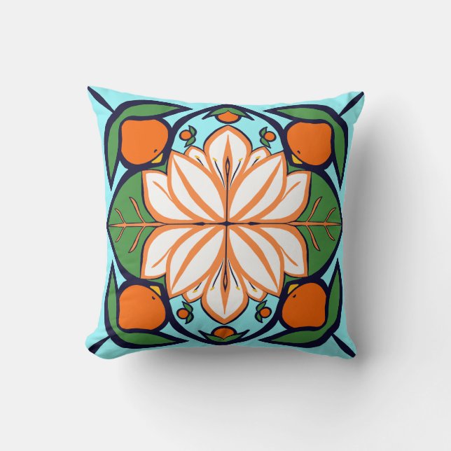 Orange Blossom Cushion (Front)