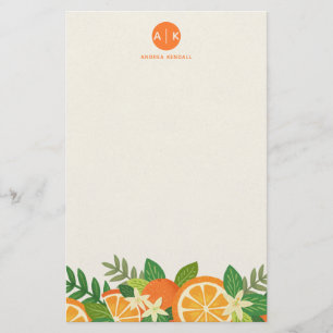 Orange Blossom Stationery