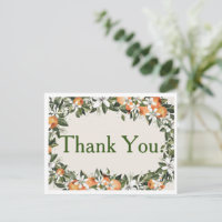 Orange & Blossoms Elegant Floral