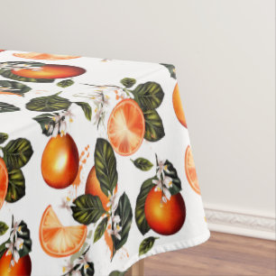 Orange Blossoms  Tablecloth