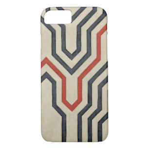 Orange & Blue Graphic Lines Case-Mate iPhone Case