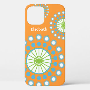 Orange, Blue, Green Pinwheel iPhone 5 Vibe Case