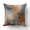 Orange Blue Navy Distressed Abstract