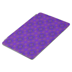Orange Blue Purple Abstract Lattice Pattern iPad Air Cover