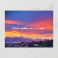 Orange Blue Sunset Photography Make Your Own Magic