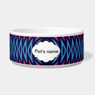 Orange blue windmill abstract design