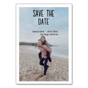 orange boho save the date QR add website name phot Table Number