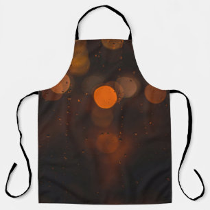 Orange bokeh photography apron