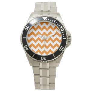 Orange Bold Chevron Watch
