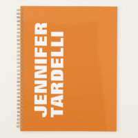 Orange Bold Minimalist Modern Elegant Professional