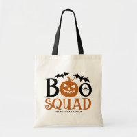 Orange Boo Squad Spooky Lettering Halloween