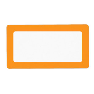 Orange border blank