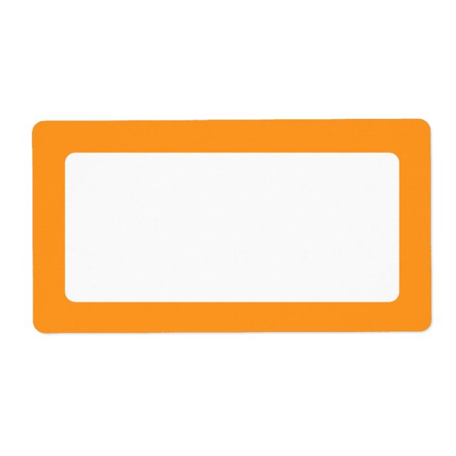 Orange border blank (Front)